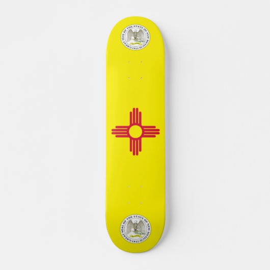 Neue Mexiko-Flagge Skateboard (Vorne)