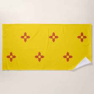 Neue Mexiko-Flagge Strandtuch