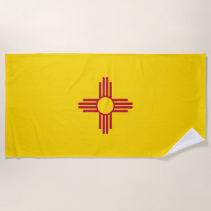 Neue Mexiko-Flagge Strandtuch
