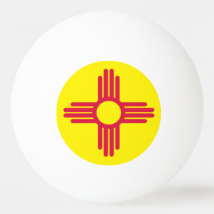 Neue Mexiko-Flagge Tischtennisball