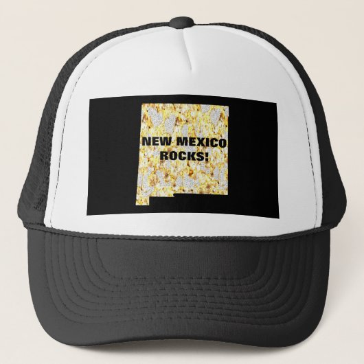 NEUE MEXIKO-ROCKS TRUCKERKAPPE (Vorderseite)