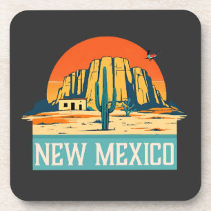 Neue Mexiko-USA Getränkeuntersetzer