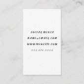 Neue Miete | Aquarelltextur Visitenkarte (Rückseite)