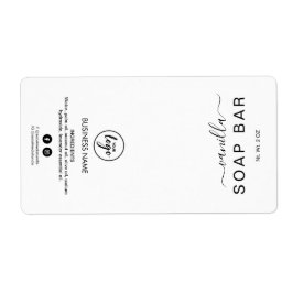 Neue Minimalistische weiße Seifenmarken