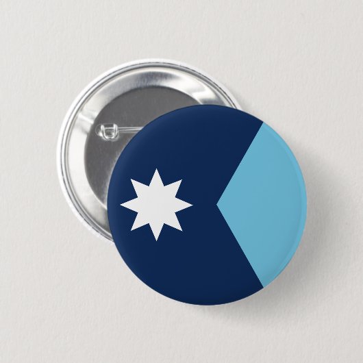 Neue Minnesota-Flagge Button (Vorne & Hinten)