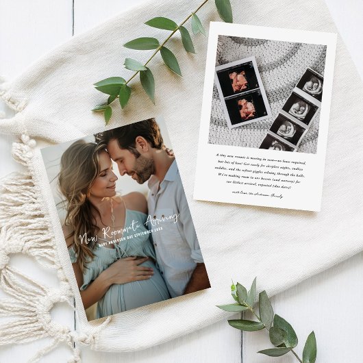 Neue Mitbewohner | Foto Schwangerschaft Ankündigung