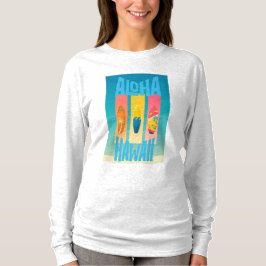 Neue Mode Frauen Erwachsene Tri-Blend Langarm T-Shirt