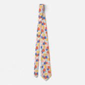Neue moderne Ball Abstrakt Neck Tie Krawatte (Rückseite)