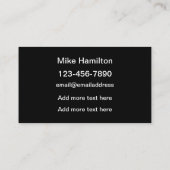 Neue moderne Handyman Service Business Cards Visitenkarte (Rückseite)