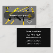 Neue moderne Handyman Service Business Cards Visitenkarte (Vorne/Hinten)