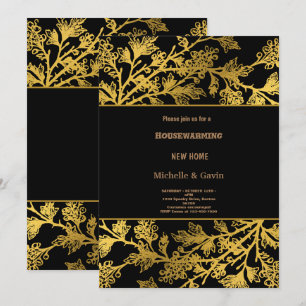 Neue moderne Herbst-Housewarming-Party zu Hause Einladung