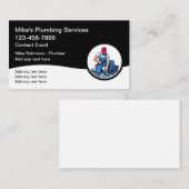 Neue moderne Klempner-Visitenkarten Visitenkarte (Vorne/Hinten)