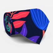 Neue moderne Trendy Leaf Glow Swag Neck Tie Krawatte (Gerollt)