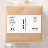 Neue moderne weiße Dropper-Flaschen-Etiketten (Insitu)