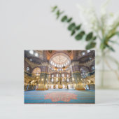Neue Moschee Innere Postkarte (Stehend Vorderseite)