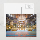 Neue Moschee Innere Postkarte (Vorne/Hinten)