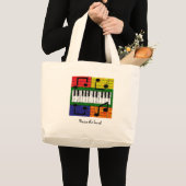 NEUE MUSIK JUMBO STOFFBEUTEL (Vorderseite (Produkt))
