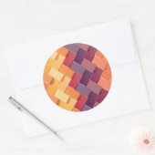 Neue Mustererstellung 4 Runder Aufkleber (Umschlag)