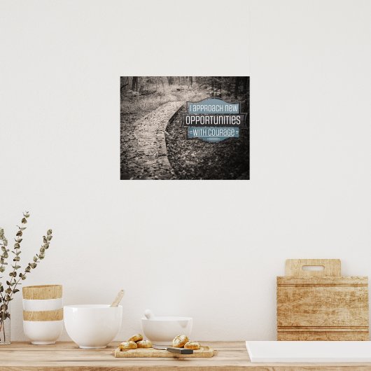 Neue Mut-Chancen Poster (Küche)