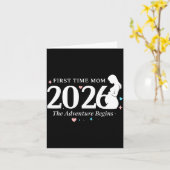Neue Mutter 2026 T-Shirt – erste Karte (Gelbe Blume)
