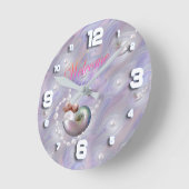 Neue Mutter Babydusche Geschenk Baby Runde Uhr (Winkel)