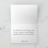 Neue Mutter Frohen Muttertag Foto Grußkarte Karte (Innenseite)