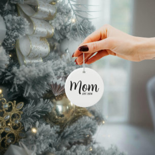 Neue Mutter Geschenk Muttertag eingerichtet Keramik Ornament