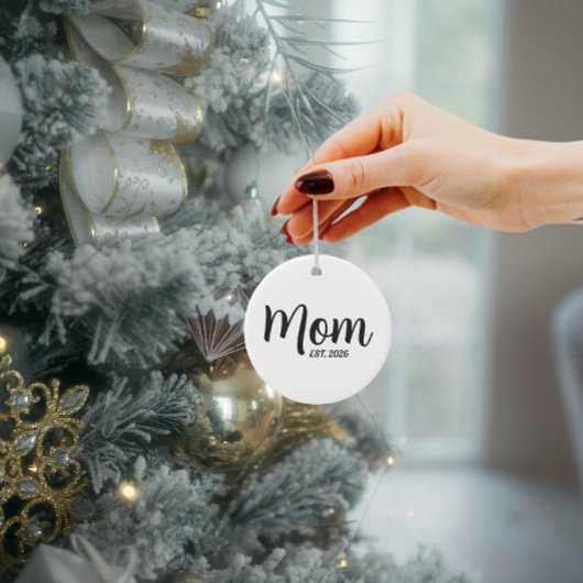 Neue Mutter Geschenk Muttertag eingerichtet Keramik Ornament