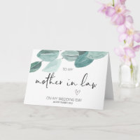 Neue Mutter im Recht Hochzeit danke von der Braut