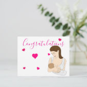 Neue Mutter Postkarte (Stehend Vorderseite)