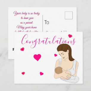 Neue Mutter Postkarte