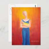 Neue Mutter Postkarte (Vorne/Hinten)