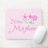 Neue Mütter Rosa Blume T - Shirt und Geschenke Mousepad (Mit Mouse)