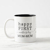 Neue Mutter Zweifarbige Tasse (Links)
