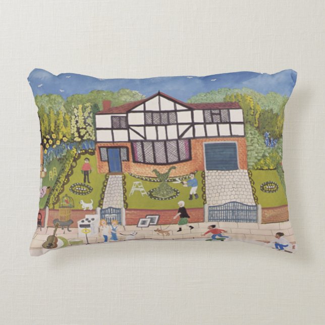 Neue Nachbarschaft Dekokissen (Vorderseite)