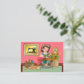 Neue Nähkarte / Seamstress / Mode-Visitenkarte Visitenkarte (Stehend Vorderseite)