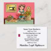 Neue Nähkarte / Seamstress / Mode-Visitenkarte Visitenkarte (Vorne/Hinten)