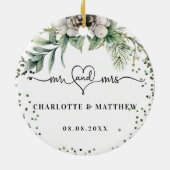 Neue Namen für Weihnachten Keramik Ornament (Hinten)