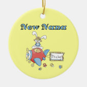 Neue Nana von Boy Airplane Geschenke Keramikornament (Vorne)