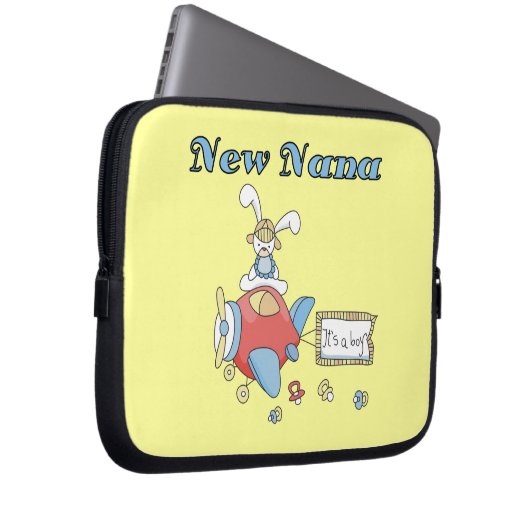 Neue Nana von Boy Airplane Geschenke Laptopschutzhülle (Vorne Rechts)