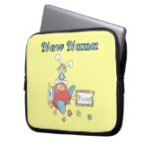Neue Nana von Boy Airplane Geschenke Laptopschutzhülle (Vorderseite Links)