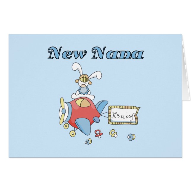 Neue Nana von Boy-Airplane-Hemden und Geschenken (Vorderseite (Horizontal))