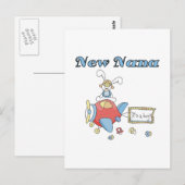 Neue Nana von Boy-Airplane-Hemden und Geschenken Postkarte (Vorne/Hinten)