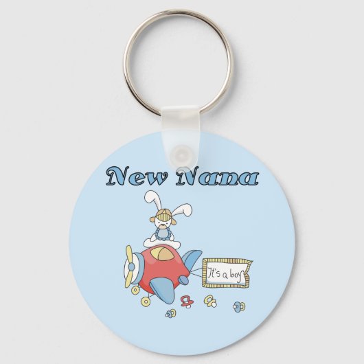 Neue Nana von Boy-Airplane-Hemden und Geschenken Schlüsselanhänger (Vorderseite)