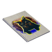 Neue Neon Cat T - Shirt Gel Mouse Pad Tapestry Notizblock (Rechte Seite)