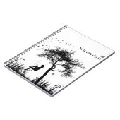 Neue Notebooks Notizblock (Linke Seite)