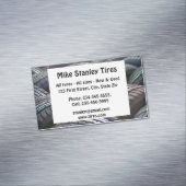 Neue oder gebrauchte Tire Sales Custom Business Ca Magnetische Visitenkarte (Beispiel)