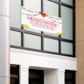 Neue Öffnung der großen Opening-Balloons Banner (Äußeres Gebäude)