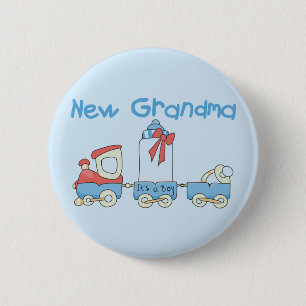 Neue Oma der Boy-Train Tshirts und Geschenke Button