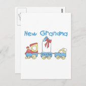Neue Oma der Boy-Train Tshirts und Geschenke Postkarte (Vorne/Hinten)